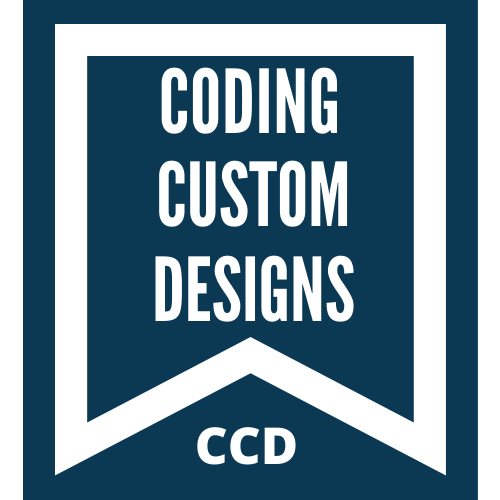 Coding Custom Designs Logo